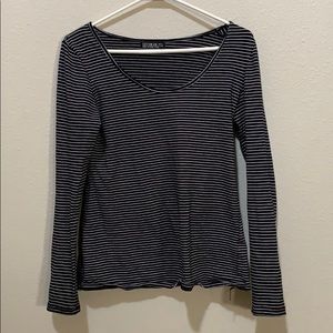 LONG SLEEVE STRIPED TEE